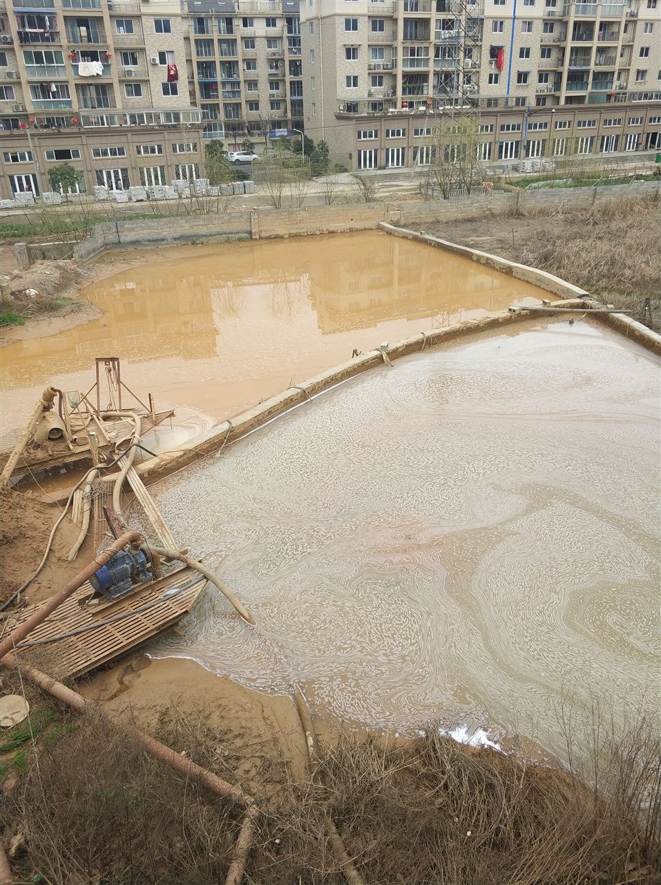 可克达拉沉淀池淤泥清理-厂区废水池淤泥清淤